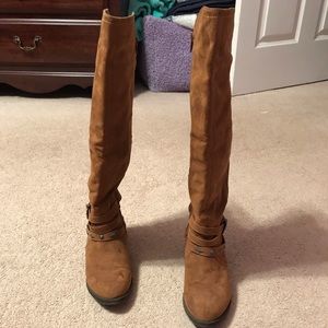 Light Brown High Knee boots
